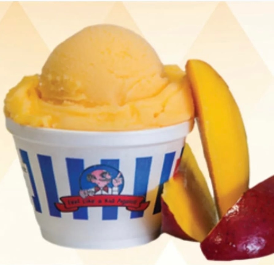Mango Italian ice flavor
