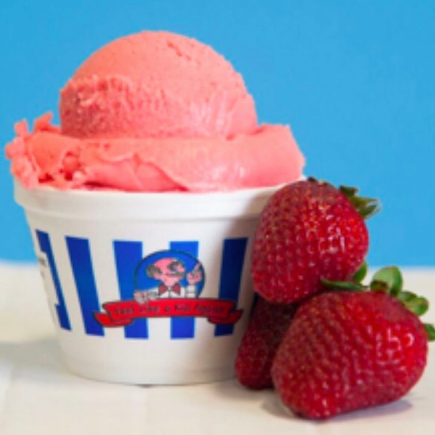 Strawberry Italian ice flavor
